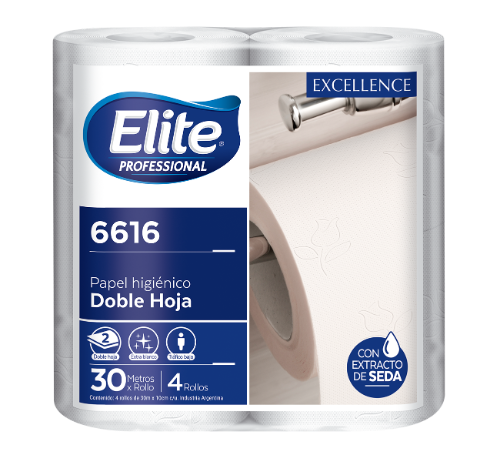 ELITE 6616 Papel Higiénico Ultra Doble Hoja